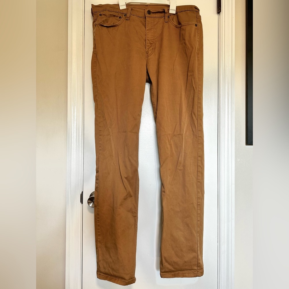 Levi’s 541 Athletic Fit Chinos - 36x36 Caraway Twill, Tan, Brown